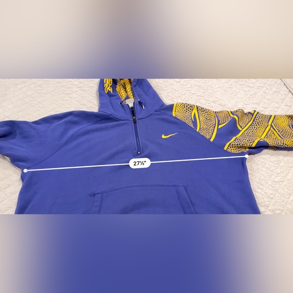 Nike Kobe Bryant Mamba Full Zip Hoodie Purple Snake KB24 RARE Sweatshirt SZ 2XL - Picture 5 of 8